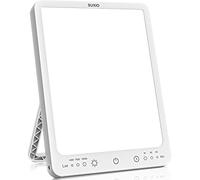 Suxio Happy Lamp - 10000 Lux Light Therapy Box, 3 Timing Modes, Touch Control with Memory Function, Portable Mood Lift for Home/Office