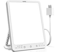 Suxio Light Therapy Lamp - 10000 Lux Daylight Lamp, 3 Timing Modes, Portable Mood Boosting Light Box for Home/Office/Travel