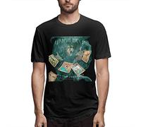 SUXISUUX Uriah Heep Men's Classic T-Shirt Cotton Short-Sleeved(Medium)