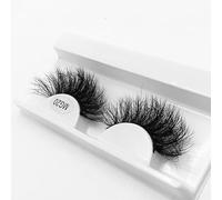 suxuMhao 1 Pair Mink Lashes Fluffy Natural Look False Eyelashes 8D Volume M20