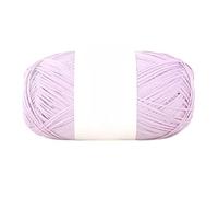 suxuMhao 1 Piece - DIY Knitting Essential Soft Wool Yarn, Ideal for Craft Projects and Hand Knitting, Premium Craft Yarn（Light Purple） 31
