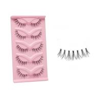 suxuMhao 10 Pairs Fluffy Mink Lashes Natural Look False Eyelashes TSX10