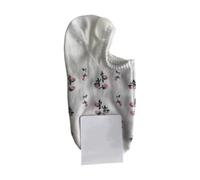 SUXUMHAO 10 pairs No Show,Boat socks Womens - Non Slip Low Cut Ankle - Invisible Liner Socks for Casual & Formal Wear - Soft & Stretchable，(White) Q