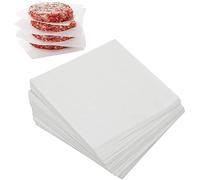 suxuMhao 100 Sheets Kitchen Oil Absorbin Paper, Square Non-stick Silicone Oil Paper, Oil Residue Filter Paper for Cake Baking, Soups, Fried Foods -14 * 14cm