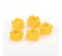 suxuMhao 100pcs Pineapple Buckle Coil,Satin Cord Trim Cord Thread for Chinese Knotting,Necklace,Bracelet,Beading,Jewelry Making,P15
