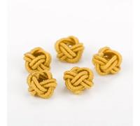 suxuMhao 100pcs Pineapple Buckle Coil,Satin Cord Trim Cord Thread for Chinese Knotting,Necklace,Bracelet,Beading,Jewelry Making,P12
