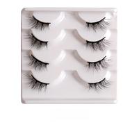 suxuMhao 12 Pairs Mink Lashes Fluffy Natural Look False Eyelashes Volume False Eyelashes Half 05