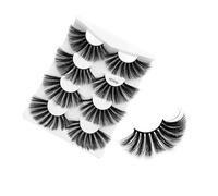 suxuMhao 16 Pairs Fluffy Mink Lashes Natural Look 6D Volume False Eyelashes 6DX06