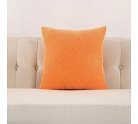suxuMhao 1Pcs Solid Color Beanie Pile Pillow case Classic and Timeless, Pure Color Simple Pillowcase, with Any Bed is Brilliant 19.69x19.69inch(Orange