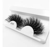 suxuMhao 2 Pairs Mink Lashes Fluffy Natural Look False Eyelashes 8D Volume M08