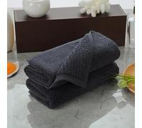 SUXUMHAO 2 Piece Bath Towel, Soft Absorbent Breathable Towel for Daily Home Use（Dark Gray）