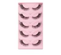 suxuMhao 20 Pairs Fluffy Mink False Eyelashes Natural Look False Eyelashes HY5-10