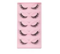 suxuMhao 20 Pairs Fluffy Mink False Eyelashes Natural Look False Eyelashes HY5-4