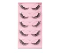 suxuMhao 20 Pairs Fluffy Mink False Eyelashes Natural Look False Eyelashes HY5-5