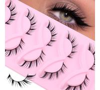 suxuMhao 20 Pairs Fluffy Mink Lashes Natural Look False Eyelashes HLY-39
