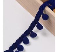 suxuMhao 20 Yards Pom Fringe Trim,Mini Ball Tassel,0.98inch Wide Soft Pompom Fringed Ribbon,E24