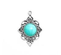 suxuMhao 20Pcs Earring Bohemian Turquoise Pendant DIY Bracelet Necklace Making,P07