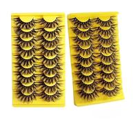 suxuMhao 27 Pairs Faux Mink False Eyelashes Fluffy Lashes Natural Look False Eyelashes Volume Lashes LASH-918