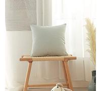 suxuMhao 2Pcs Sofa Cushion Cover Blue Grey Series Start Your Dream Night with This Comfortable, Breathable Pillowcase 17.72x17.72inch(Style C