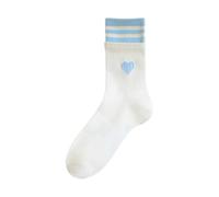 SUXUMHAO 3 pairs Women's Thin Cotton Socks,Soft Cotton Bootie Socks Women Above Ankle Crew Socks (White) Q