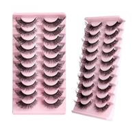 suxuMhao 30 Pairs False Eyelashes Faux Mink Lashes Natural Look 8D Volume False Eyelashes HLY05