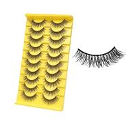 suxuMhao 30 Pairs Fluffy Mink Lashes Natural Look False Eyelashes Volume False Eyelashes B-30