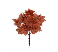 SUXUMHAO 3pcs Maple Leaves Artificial Flowers, Flores Artificiales para, Wedding Decor,Brown