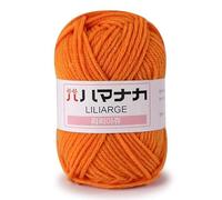 suxuMhao 4 Piece - DIY Knitting Essential Soft Wool Yarn, Ideal for Craft Projects and Hand Knitting（Dark Orange）