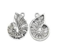 suxuMhao 4Pcs Conch Shell Charms Sea Creatures Pendants for Jewelry Making Crafts Supplies,C02