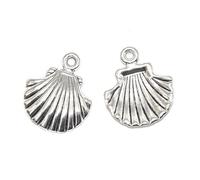suxuMhao 4Pcs Conch Shell Charms Sea Creatures Pendants for Jewelry Making Crafts Supplies,C03
