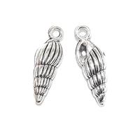 suxuMhao 4Pcs Conch Shell Charms Sea Creatures Pendants for Jewelry Making Crafts Supplies,C09