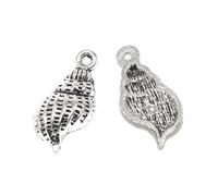 suxuMhao 4Pcs Conch Shell Charms Sea Creatures Pendants for Jewelry Making Crafts Supplies,C11