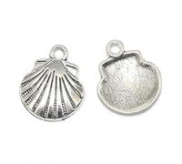 suxuMhao 4Pcs Conch Shell Charms Sea Creatures Pendants for Jewelry Making Crafts Supplies,C15