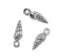 suxuMhao 4Pcs Conch Shell Charms Sea Creatures Pendants for Jewelry Making Crafts Supplies,C17