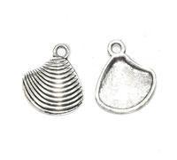 suxuMhao 4Pcs Conch Shell Charms Sea Creatures Pendants for Jewelry Making Crafts Supplies,C18