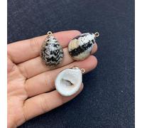 suxuMhao 4Pcs Ocean Beach Seashells Craft Charms Pendant Conch Shells Charms for Bracelet Necklace Making Craft Supplies-S21