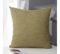 suxuMhao 4Pcs Solid Color Cotton Linen Pillow case Classic and Timeless, Pure Color Simple Pillowcase, with Any Bed is Brilliant 15.75x23.62inch(Olive-Green