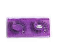 suxuMhao 5 Pairs Fluffy Mink Lashes Natural Look 8D Volume False Eyelashes G203