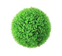 SUXUMHAO Artificial Plant Topiary Ball Artificial Greenery Ball Decorative Faux Boxwood Decorative Foliage Artificial Decorative Holiday Plants Spring Summer Faux Plant Decor (Green, 35cm=13.8in)