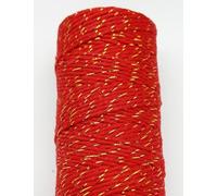 suxuMhao Beading Cord 1 Piece - Cotton Cord for Weaving & Decoration, Ideal for DIY Jewelry, Handmade Crafts & Bead Projects, Cord Supplies（Red A） 01