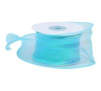 suxuMhao Blue Ribbon for Gift - 2 Rolls Wide Present Ribbon, Each 6CM*10M/2.36 * 393.7in Polyester Ribbon Designed for Gift Wrapping & Crafts