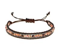 SUXUMHAO Bracelet for Women Handmade Boho Natural Stone Layered Bracelet, Stackable Beaded Wrap Bracelets Fashion Gifts,E