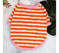 suxuMhao Dog and Cat T-Shirt, Breathable Pet Shirts, Puppy Sweatshirt Dog Clothes Outfit Apparel Coats for Small Medium Dogs Cats,Orange,L