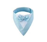 suxuMhao Dog Bandana 1PCS, Lightweight Quick Drying Poly-Blend, Triangle Scarfs Bibs with Cute Pattern, Adjustable Breed Handkerchief for Medium Large Dogs Puppies Pets Gift，L,Light Blue