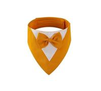 suxuMhao Dog Bandana 1PCS, Lightweight Quick Drying Poly-Blend, Triangle Scarfs Bibs with Cute Pattern, Adjustable Breed Handkerchief for Medium Large Dogs Puppies Pets Gift，L,Orange