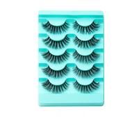suxuMhao FLY5-005 5 Pairs Fluffy Mink False Eyelashes Natural Look Volume False Eyelashes