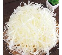 SUXUMHAO Gift Wrap Crinkle & Filler Paper 100g - With Raffia Silk, For Filling & Gift Wrapping, Ideal for Ribbon Matching, Gift Box Decoration & Handmade Crafts（White） 02