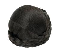SUXUMHAO Hair Pieces for, 11cmSize, Black brown, 1 Pcs Heat-Resistant High-Temperature Silk, Natural-Looking Hair Accessory hair bun & Hairstyling, Easy to Wear & Reusable