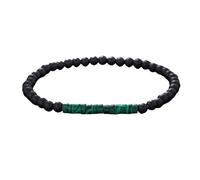 SUXUMHAO Handmade Wooded Wood Beads Boho Vintage Stretch Bracelet, Healing Protection Balance Bracelet for Women Men-Style K