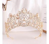 SUXUMHAO Headbands 1 Piece - Crystal Crown Hair Accessory for Brides, Elegant Headwear for Wedding & Special Occasions, Chic Bridal Hair Decoration（A） 01